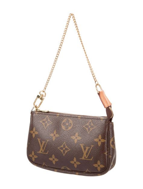 louis vuitton mini pochette white|louis vuitton mini monogram bag.